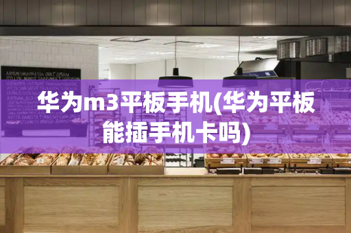 华为m3平板手机(华为平板能插手机卡吗)