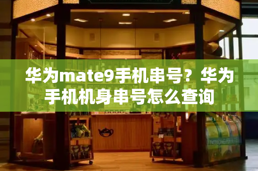 华为mate9手机串号？华为手机机身串号怎么查询-第1张图片-星选测评