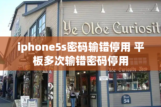 iphone5s密码输错停用 平板多次输错密码停用-第1张图片-星选测评