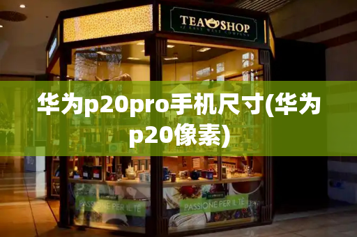 华为p20pro手机尺寸(华为p20像素)