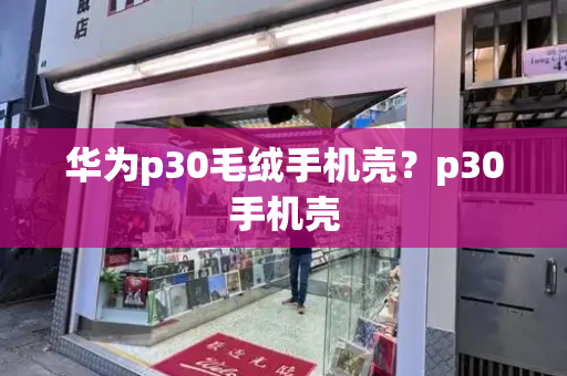 华为p30毛绒手机壳？p30手机壳-第1张图片-星选测评