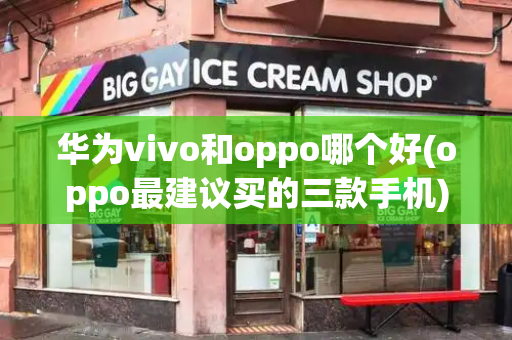 华为vivo和oppo哪个好(oppo最建议买的三款手机)