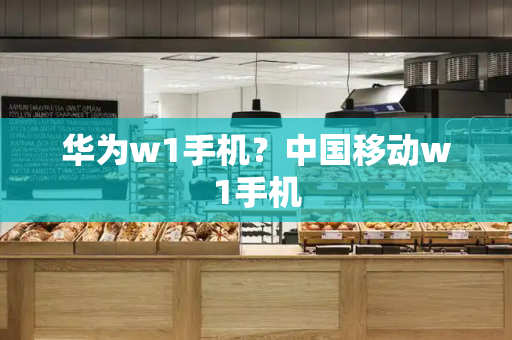华为w1手机？中国移动w1手机