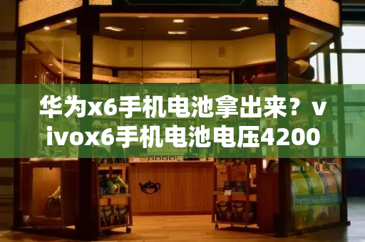 华为x6手机电池拿出来？vivox6手机电池电压4200