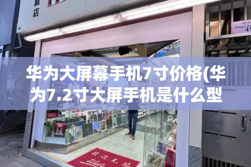 华为大屏幕手机7寸价格(华为7.2寸大屏手机是什么型号)-第1张图片-星选测评