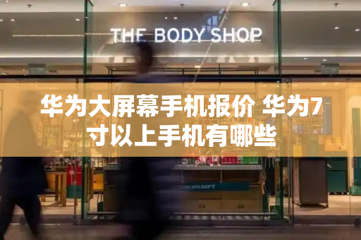 华为大屏幕手机报价 华为7寸以上手机有哪些