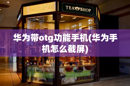华为带otg功能手机(华为手机怎么截屏)-第1张图片-星选测评