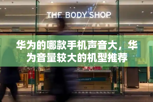 华为的哪款手机声音大，华为音量较大的机型推荐