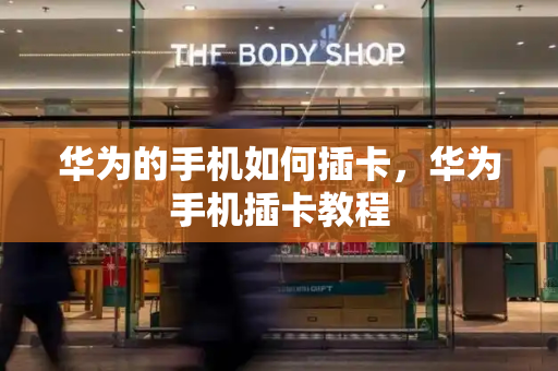 华为的手机如何插卡，华为手机插卡教程-第1张图片-星选测评