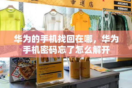 华为的手机找回在哪，华为手机密码忘了怎么解开-第1张图片-星选测评