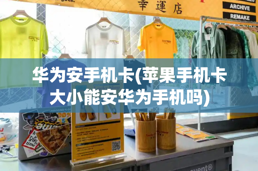 华为安手机卡(苹果手机卡大小能安华为手机吗)-第1张图片-星选测评