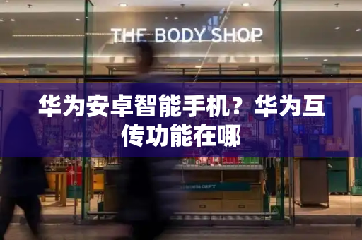 华为安卓智能手机？华为互传功能在哪-第1张图片-星选测评