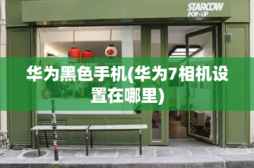 华为黑色手机(华为7相机设置在哪里)-第1张图片-星选测评