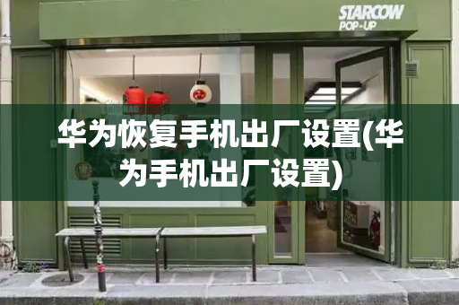 华为恢复手机出厂设置(华为手机出厂设置)-第1张图片-星选测评
