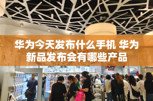 华为今天发布什么手机 华为新品发布会有哪些产品-第1张图片-星选测评