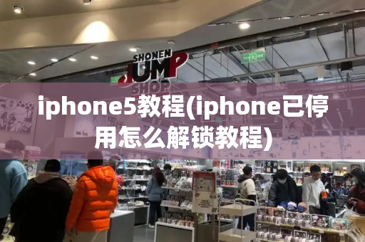 iphone5教程(iphone已停用怎么解锁教程)-第1张图片-星选测评