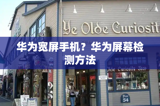 华为宽屏手机？华为屏幕检测方法-第1张图片-星选测评