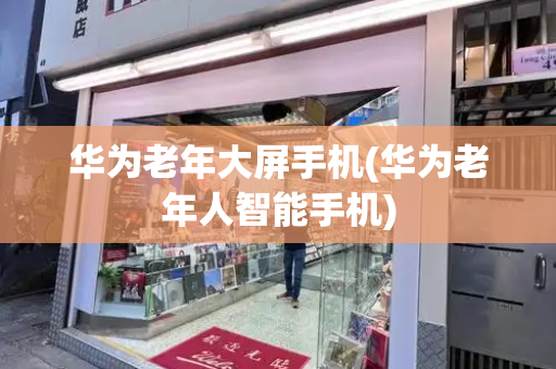 华为老年大屏手机(华为老年人智能手机)-第1张图片-星选测评