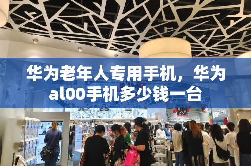 华为老年人专用手机，华为al00手机多少钱一台-第1张图片-星选测评