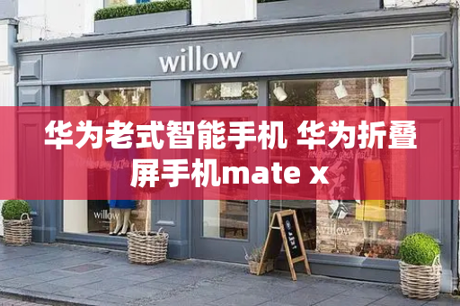 华为老式智能手机 华为折叠屏手机mate x-第1张图片-星选测评