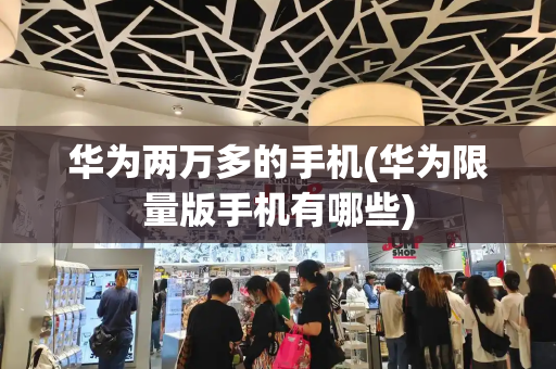 华为两万多的手机(华为限量版手机有哪些)