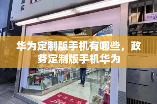 华为定制版手机有哪些，政务定制版手机华为-第1张图片-星选测评