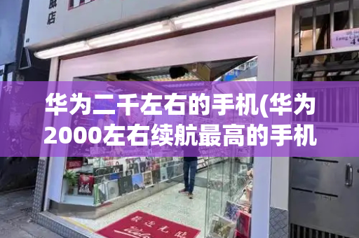 华为二千左右的手机(华为2000左右续航最高的手机)-第1张图片-星选测评