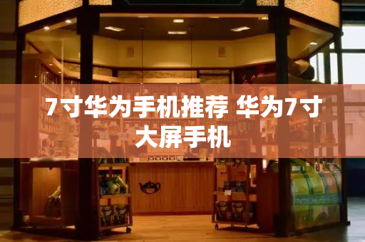 7寸华为手机推荐 华为7寸大屏手机-第1张图片-星选测评