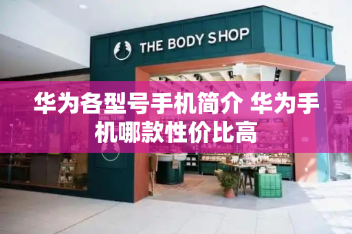 华为各型号手机简介 华为手机哪款性价比高