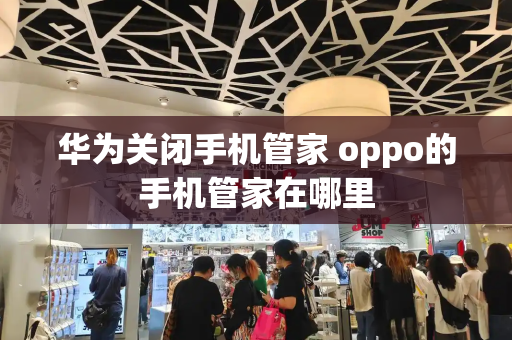 华为关闭手机管家 oppo的手机管家在哪里-第1张图片-星选测评