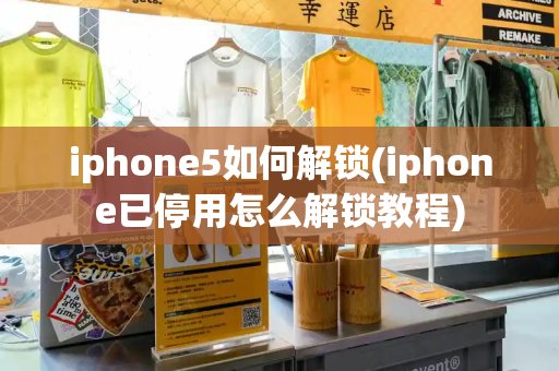 iphone5如何解锁(iphone已停用怎么解锁教程)-第1张图片-星选测评