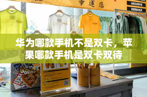 华为哪款手机不是双卡，苹果哪款手机是双卡双待-第1张图片-星选测评