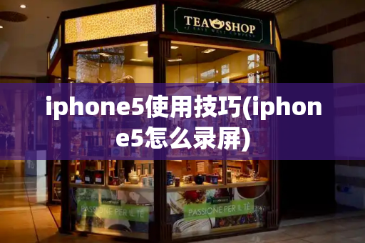 iphone5使用技巧(iphone5怎么录屏)