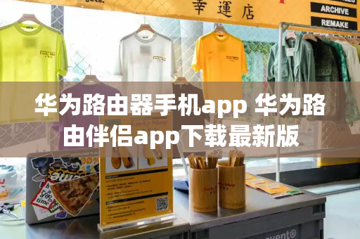华为路由器手机app 华为路由伴侣app下载最新版-第1张图片-星选测评