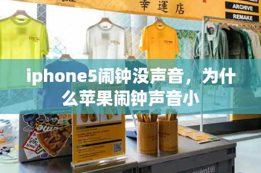 iphone5闹钟没声音，为什么苹果闹钟声音小-第1张图片-星选测评