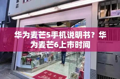 华为麦芒5手机说明书？华为麦芒6上市时间