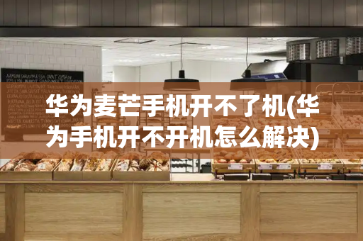 华为麦芒手机开不了机(华为手机开不开机怎么解决)-第1张图片-星选测评