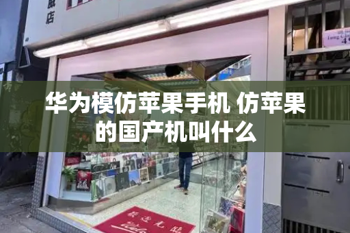 华为模仿苹果手机 仿苹果的国产机叫什么-第1张图片-星选测评