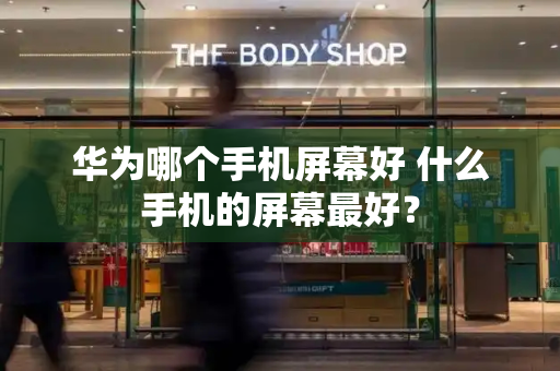 华为哪个手机屏幕好 什么手机的屏幕最好？-第1张图片-星选测评