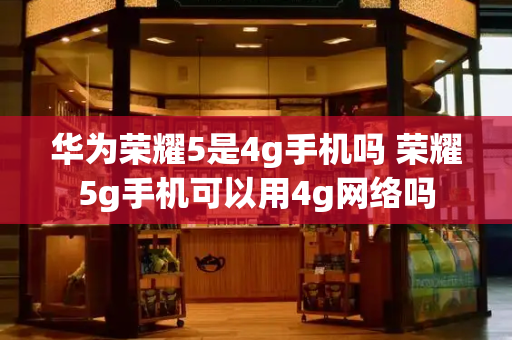 华为荣耀5是4g手机吗 荣耀5g手机可以用4g网络吗-第1张图片-星选测评