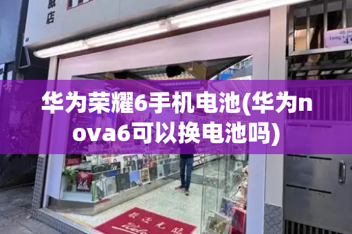 华为荣耀6手机电池(华为nova6可以换电池吗)
