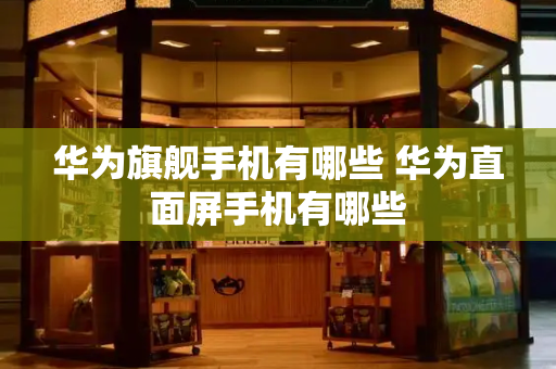 华为旗舰手机有哪些 华为直面屏手机有哪些-第1张图片-星选测评