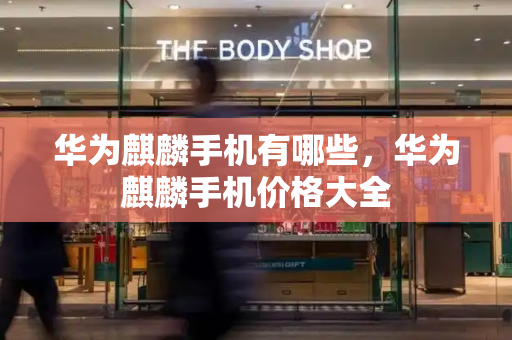 华为麒麟手机有哪些，华为麒麟手机价格大全-第1张图片-星选测评
