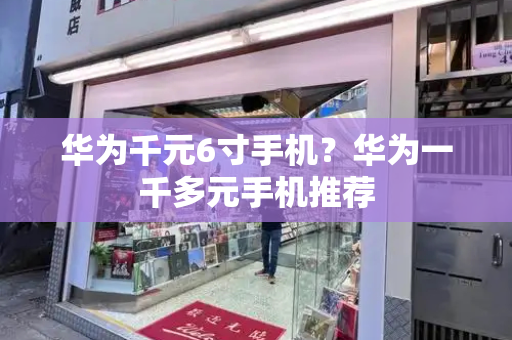 华为千元6寸手机？华为一千多元手机推荐-第1张图片-星选测评