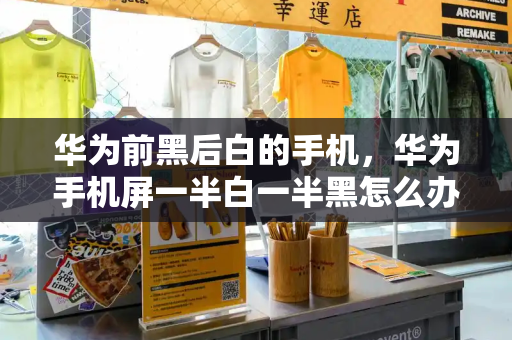 华为前黑后白的手机，华为手机屏一半白一半黑怎么办-第1张图片-星选测评