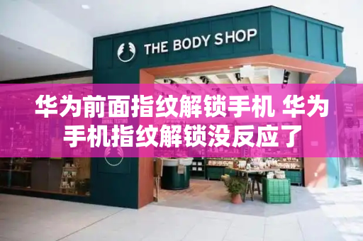 华为前面指纹解锁手机 华为手机指纹解锁没反应了-第1张图片-星选测评