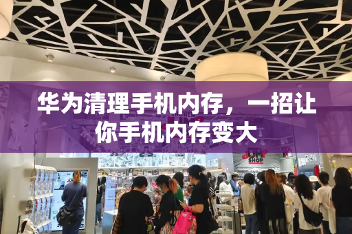 华为清理手机内存，一招让你手机内存变大-第1张图片-星选测评