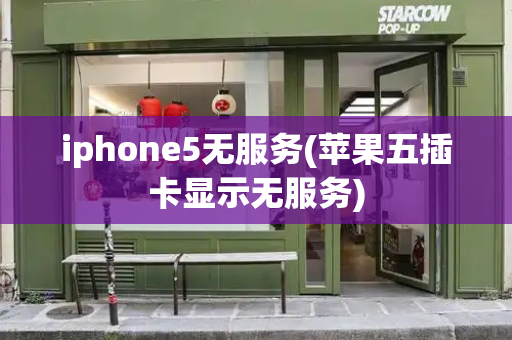 iphone5无服务(苹果五插卡显示无服务)-第1张图片-星选测评