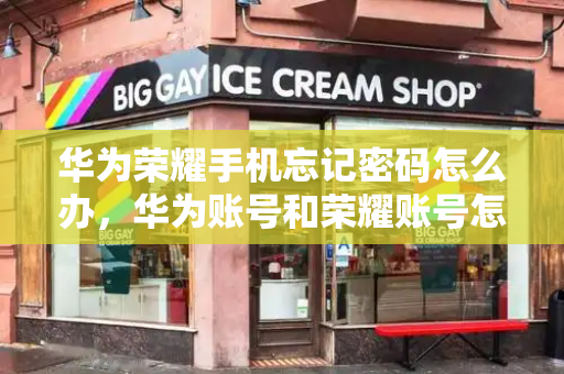华为荣耀手机忘记密码怎么办，华为账号和荣耀账号怎么同步-第1张图片-星选测评