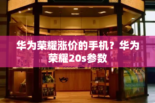 华为荣耀涨价的手机？华为荣耀20s参数-第1张图片-星选测评